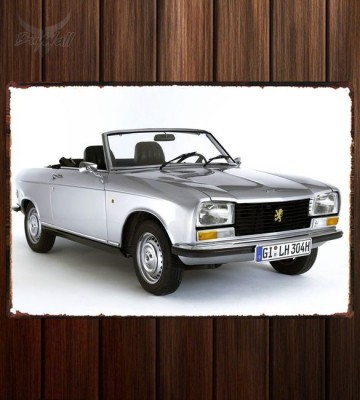 Металлическая табличка Peugeot 304 Cabriolet